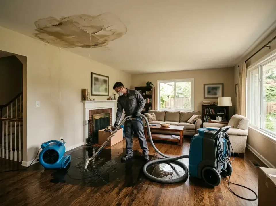 attic-pipe-burst-ceiling-drip-008 — frequently asked questions, Water Damage Restoration & Carpet Care in Amory, MS